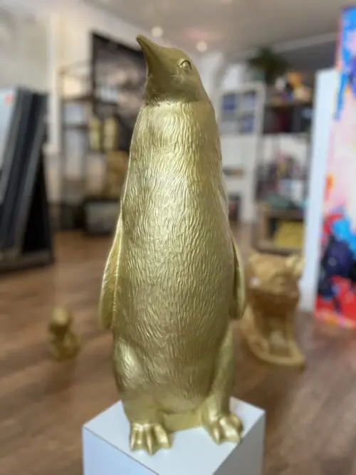 Pinguin - Kop Op - Goud -Ottmar Hörl