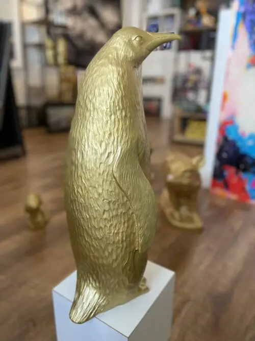 Pinguin - Kop Op - Goud -Ottmar Hörl