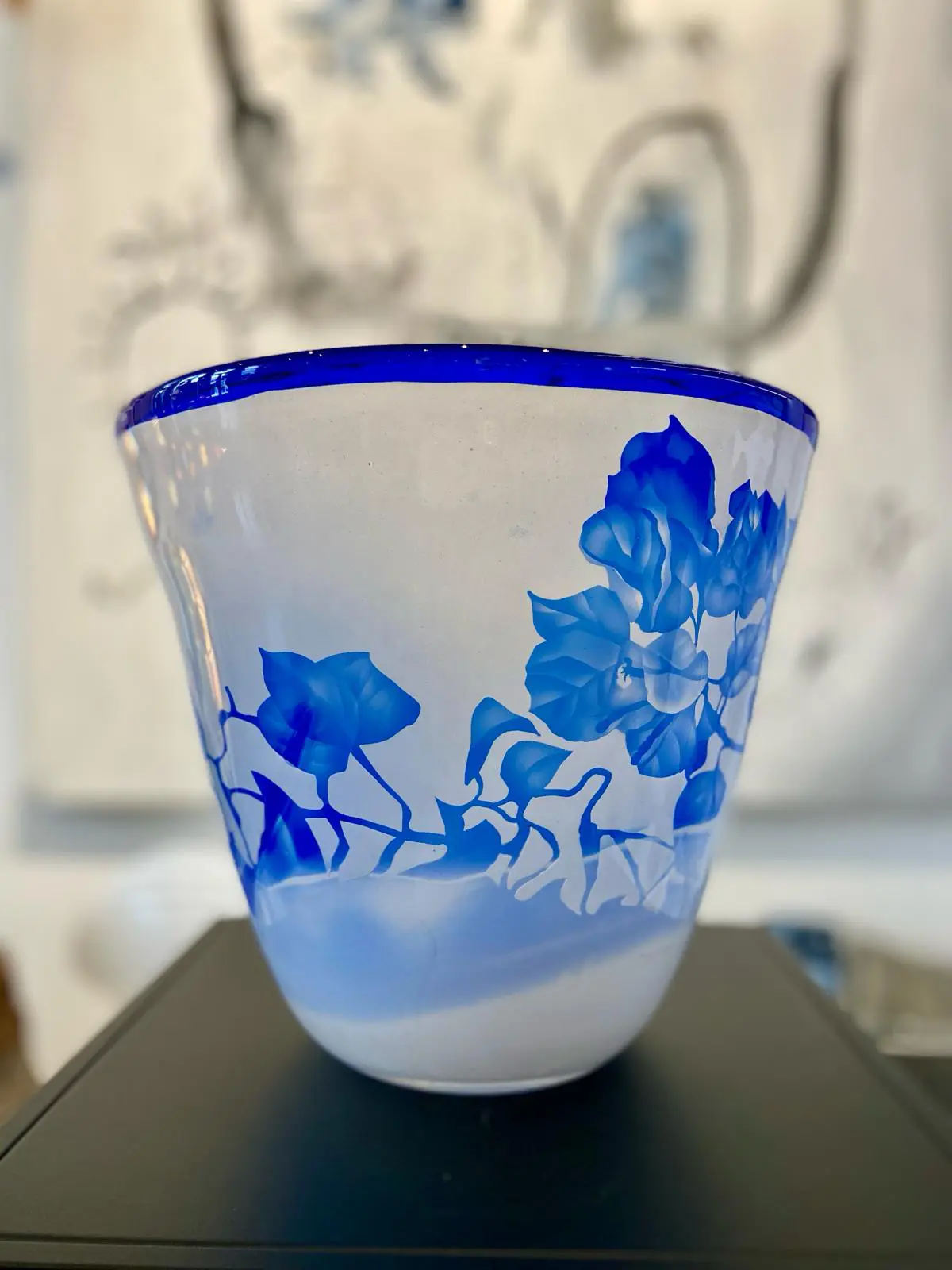 Crystal Vase - Blue - Afbeelding 2