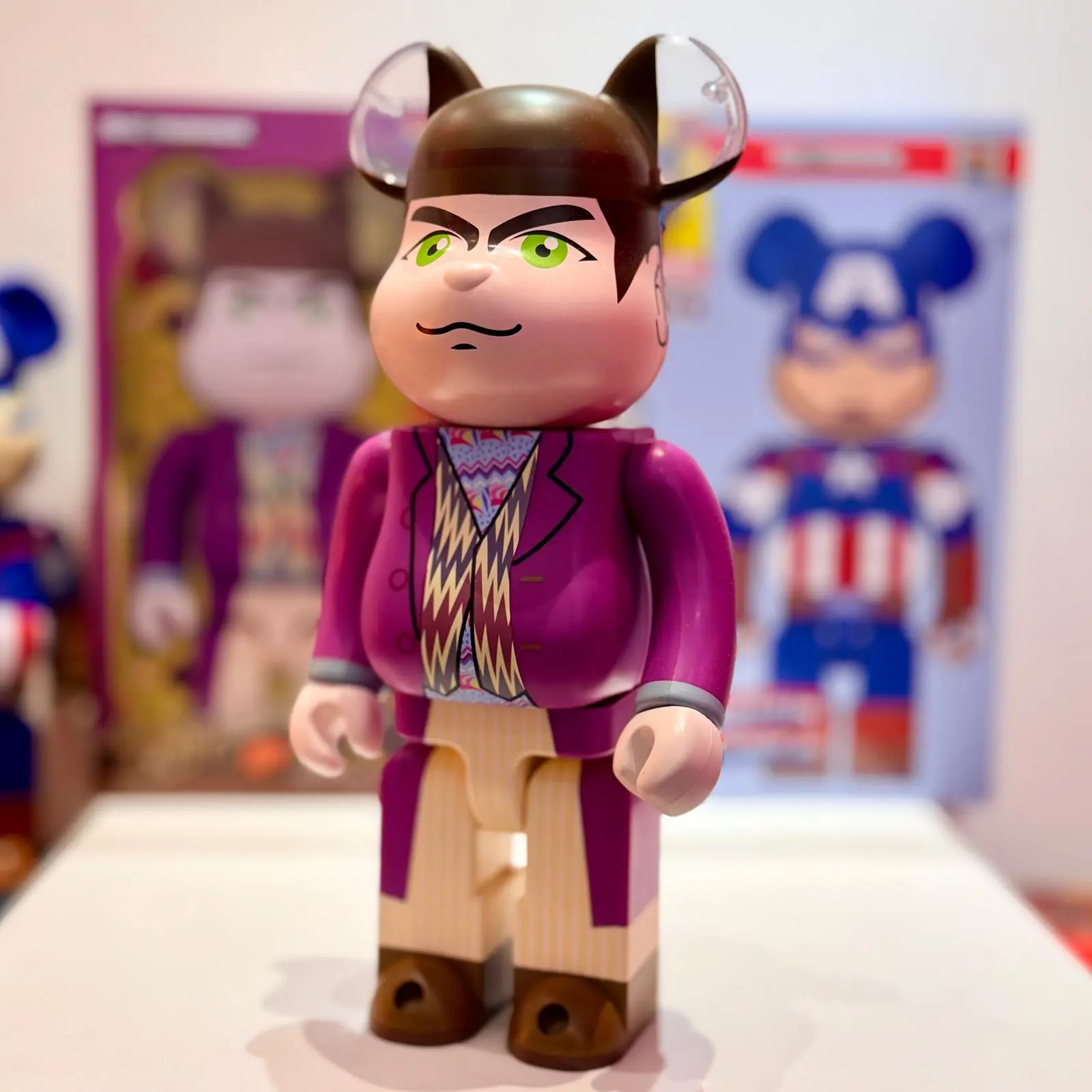 400% Bearbrick - Willy Wonka