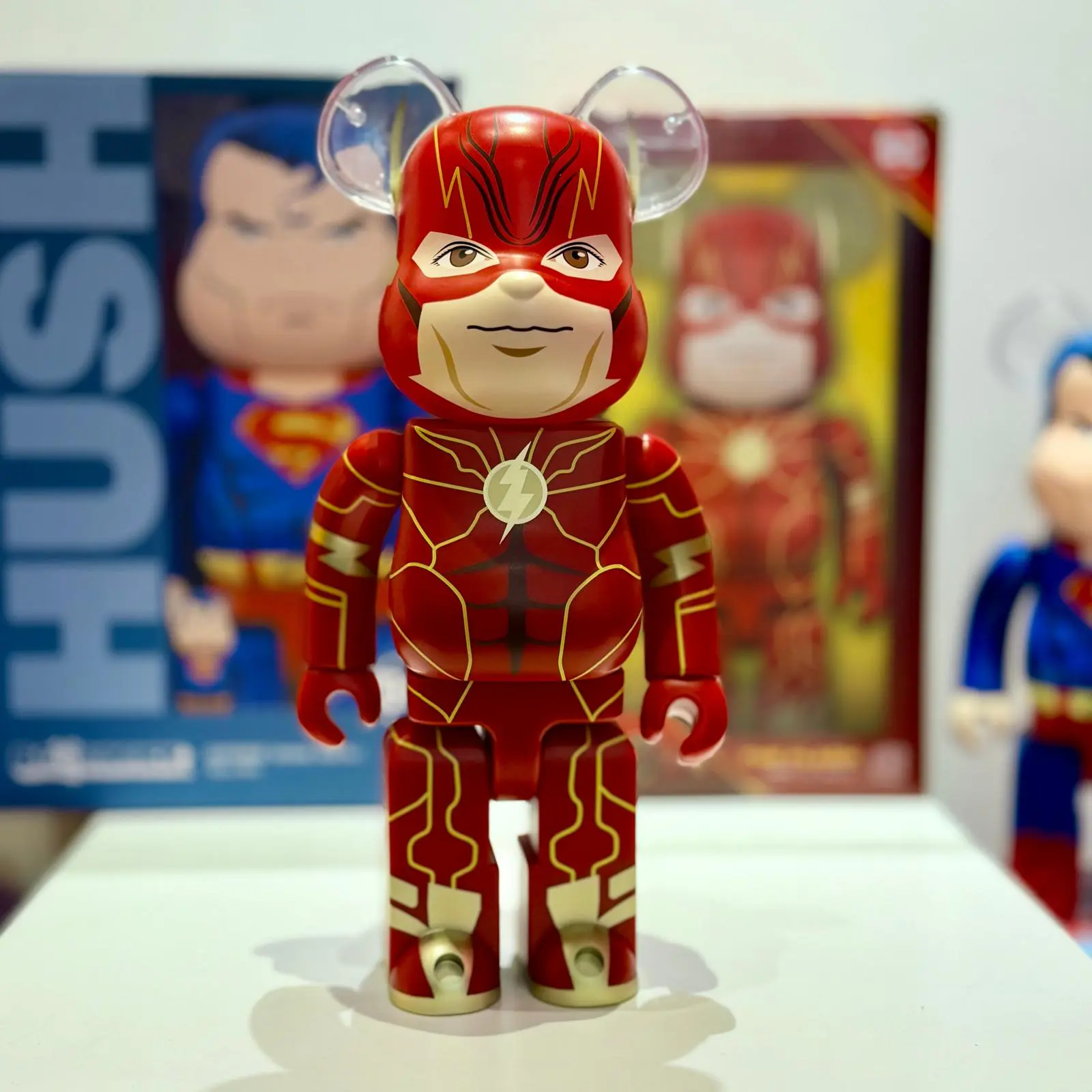 400% Bearbrick - The Flash (DC Comics)