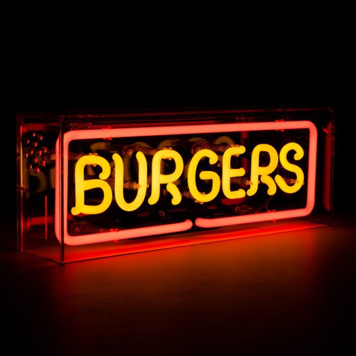 Burgers - Real Neon Design