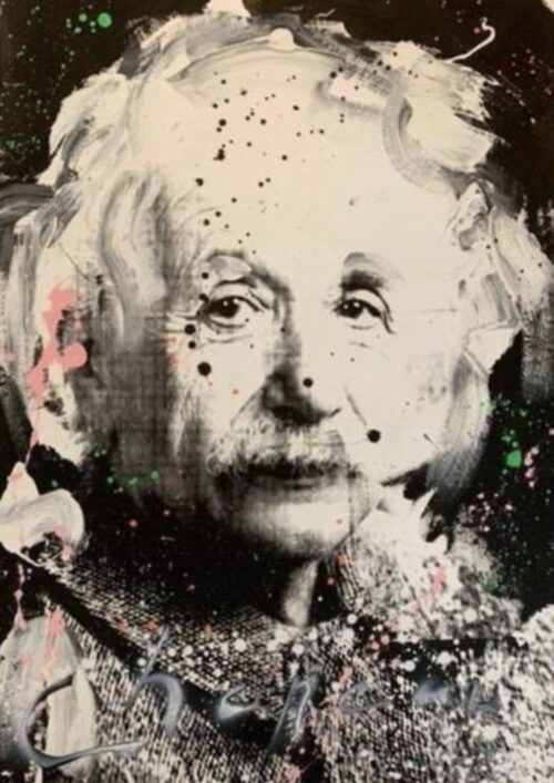 Black & White Einstein - Ronald Chapeau