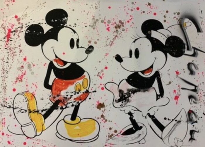 Minnie Meeting Mickey - Ronald Chapeau