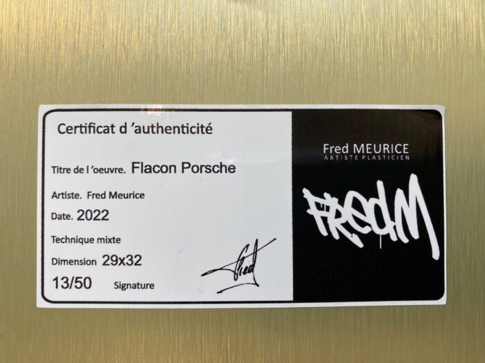 Flacon Porsche - Fred Meurice
