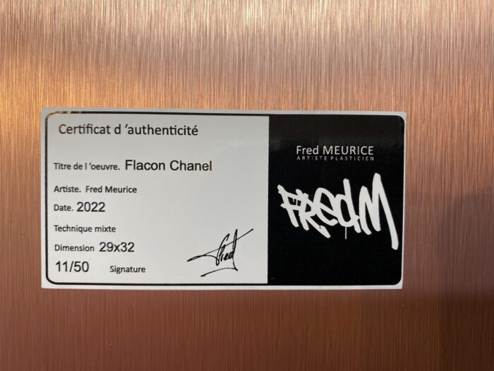 Flacon Chanel - Fred Meurice