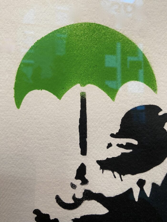 Umbrella Rat - Banksy