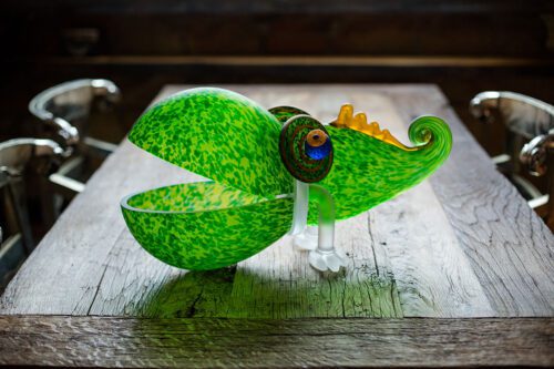 Chameleon - Borowski art Glass