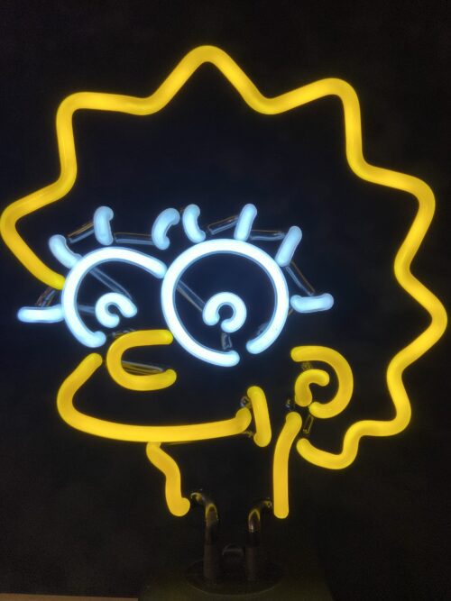 Lisa Simpson - Real Neon Art