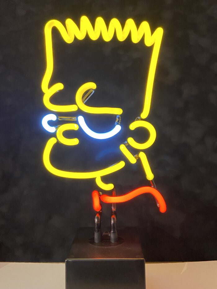 Bart Simpsons - Real Neon Art